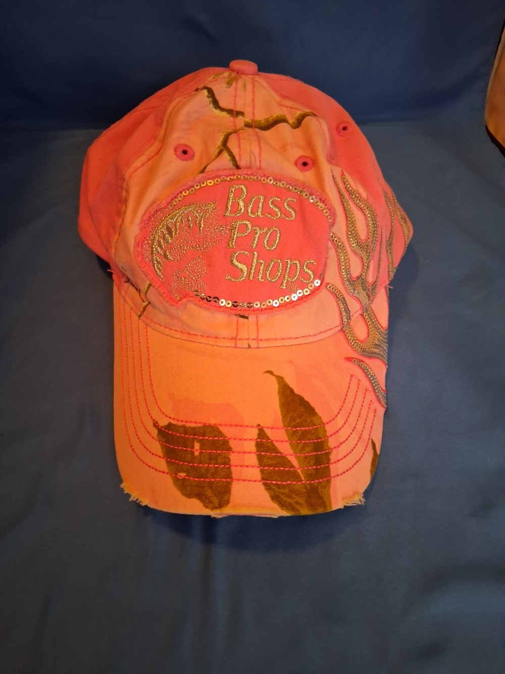 Bass Pro Shops Pink Tree Camo Adjustable Baseball Cap One Size Outdoor Hunting